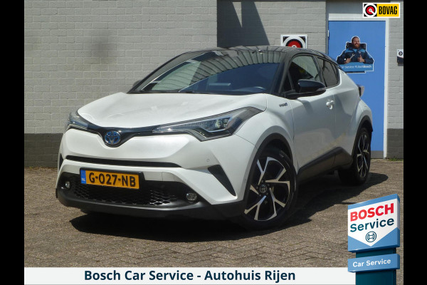 Toyota C-HR 1.8 Hybrid Bi-Tone Plus|Leder|Blindspot|Keyless-Entry|JBL|Stoelverwarming|Afn.Trekhaak|Dealer onderhouden