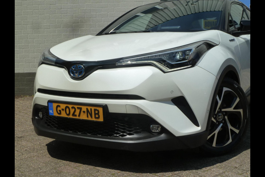 Toyota C-HR 1.8 Hybrid Bi-Tone Plus|Leder|Blindspot|Keyless-Entry|JBL|Stoelverwarming|Afn.Trekhaak|Dealer onderhouden