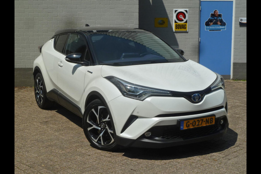 Toyota C-HR 1.8 Hybrid Bi-Tone Plus|Leder|Blindspot|Keyless-Entry|JBL|Stoelverwarming|Afn.Trekhaak|Dealer onderhouden
