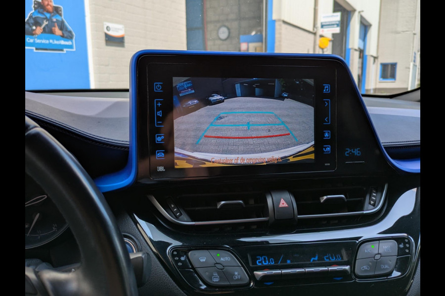 Toyota C-HR 1.8 Hybrid Bi-Tone Plus|Leder|Blindspot|Keyless-Entry|JBL|Stoelverwarming|Afn.Trekhaak|Dealer onderhouden