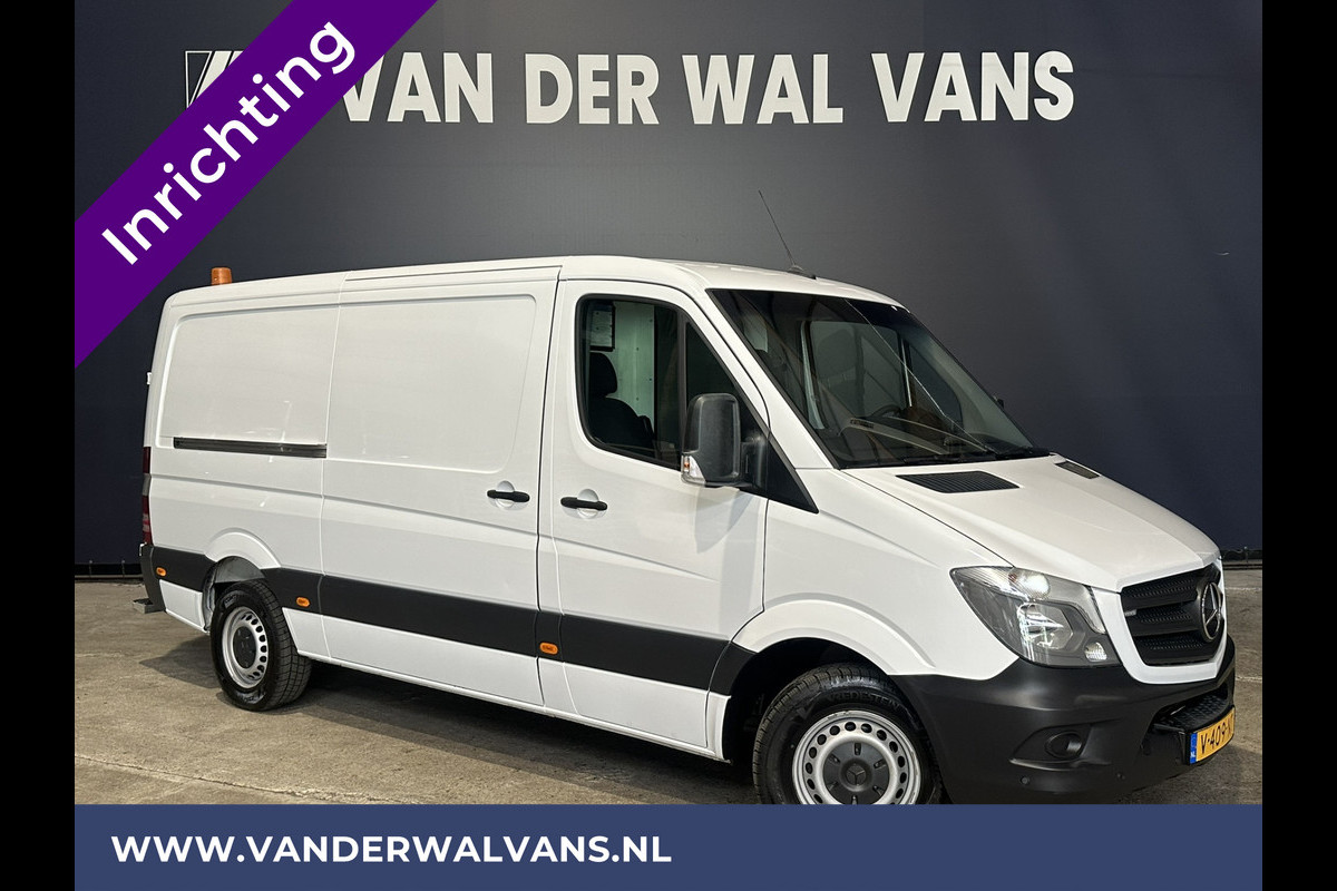 Mercedes-Benz Sprinter 316 CDI 164pk L2H1 Inrichting Euro6 Airco | 2800kg trekhaak | Cruisecontrol Parkeersensoren Mercedes-Benz Sprinter 316 CDI 164pk L2H1 Inrichting Euro6 Airco | 2800kg trekhaak | Cruisecontrol Parkeersensoren