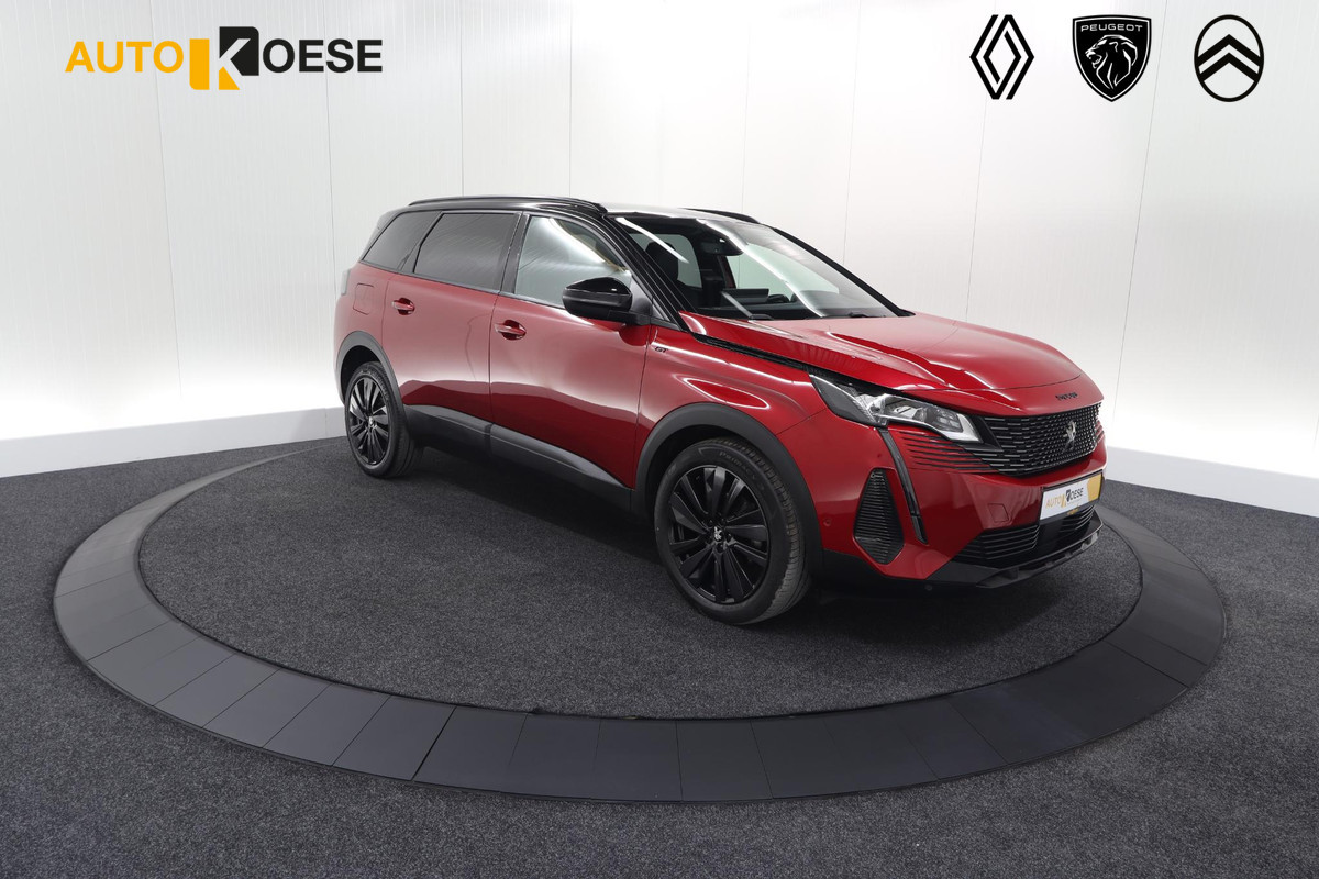 Peugeot 5008 PureTech 130 EAT8 GT | Elektrische Kofferklep | Camera | Adaptieve Cruise Control | Dodehoekdetectie