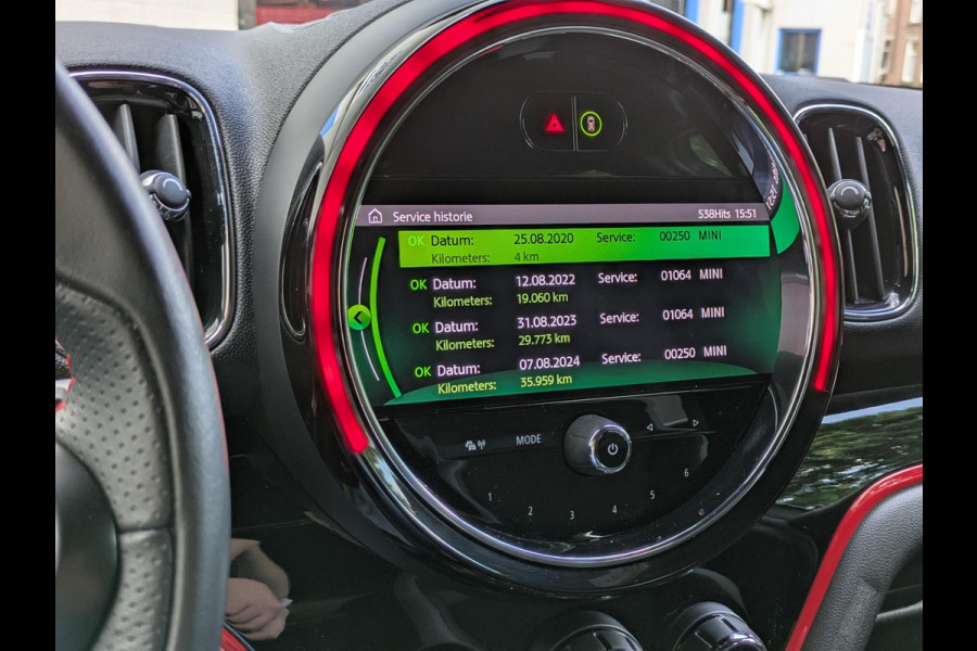MINI Countryman Cooper S E ALL4| JCW-Pakket|Head-Up|Harman/Kardon|Adaptive-Cruise|JCW-Stoelen|Keyless-Entry|Camera