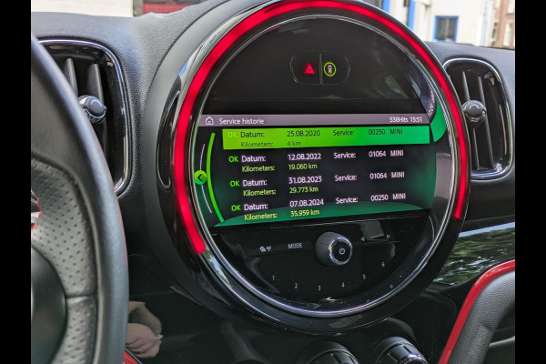 MINI Countryman Cooper S E ALL4| JCW-Pakket|Head-Up|Harman/Kardon|Adaptive-Cruise|JCW-Stoelen|Keyless-Entry|Camera