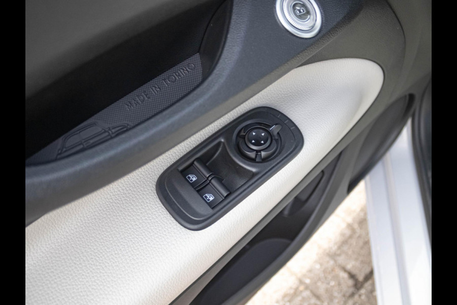 Fiat 500E Cabrio La Prima 42 kWh | Clima | Cruise | Leder | 17" | Priv Glass | Winter Pack | JBL Sound | BSM | Apple Carplay
