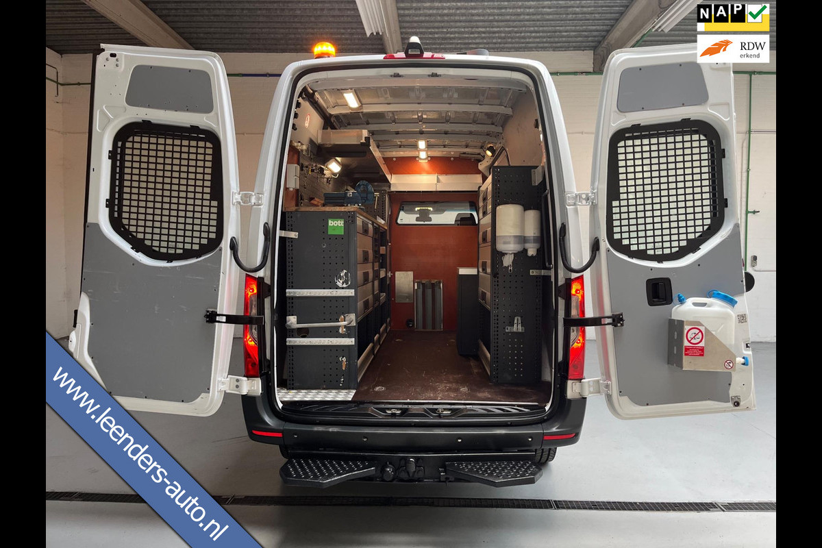 Mercedes-Benz Sprinter Automaat Servicewagen 314 2.2 CDI 140PK L2H2 euro6 BOTT Inrichting, Victron V230, Standkachel RIJKLAARPRIJS