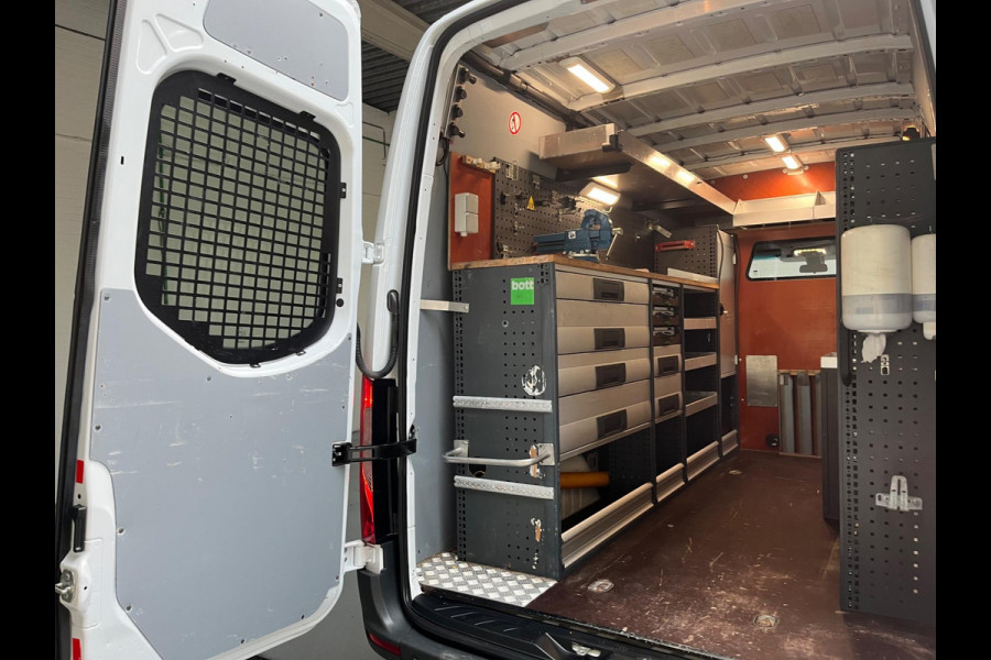 Mercedes-Benz Sprinter Automaat Servicewagen 314 2.2 CDI 140PK L2H2 euro6 BOTT Inrichting, Victron V230, Standkachel RIJKLAARPRIJS