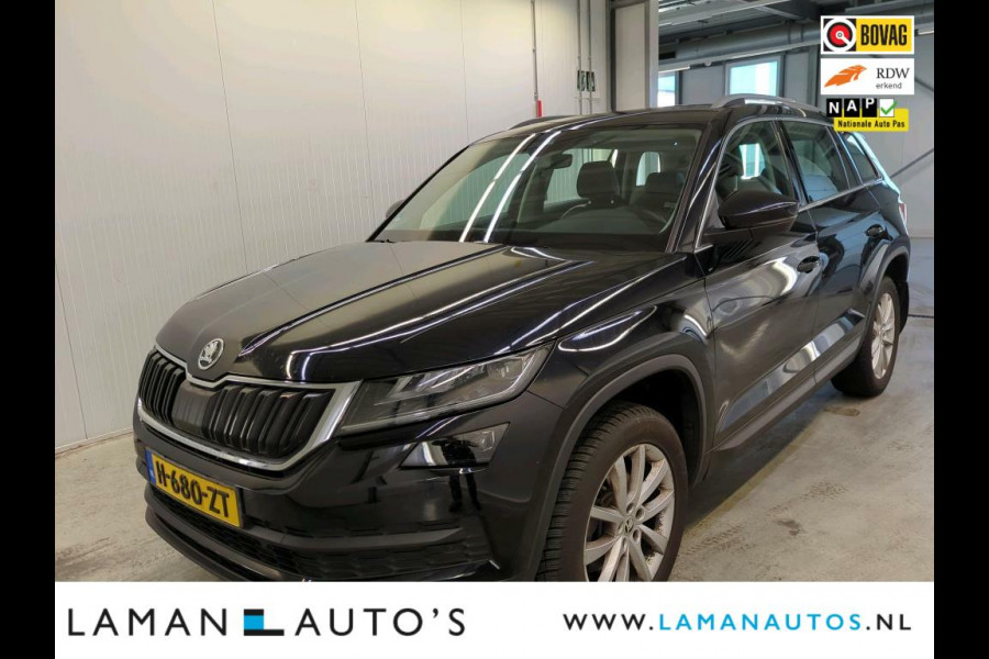 Škoda Kodiaq 1.5 TSI 150pk DSG Limited Business Edition 7P Aut. | Panorama Open dak Halfleder CarPlay Trekhaak Canton ECC Navi LED ACC 18" LM