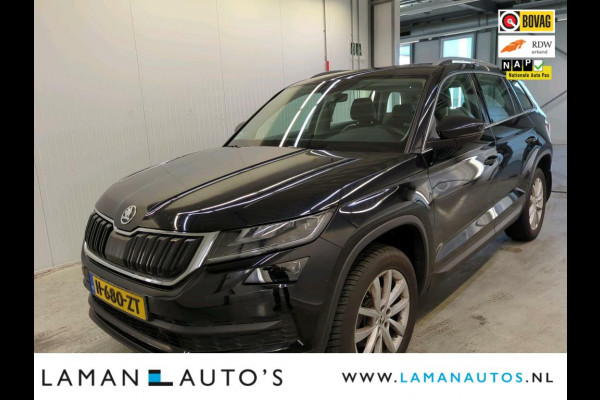 Škoda Kodiaq 1.5 TSI 150pk DSG Limited Business Edition 7P Aut. | Panorama Open dak Halfleder CarPlay Trekhaak Canton ECC Navi LED ACC 18" LM