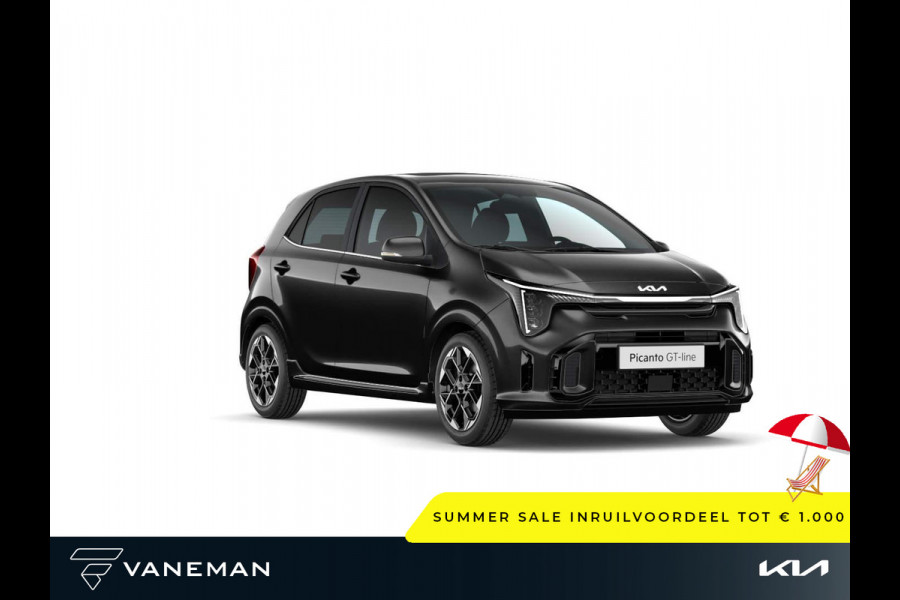 Kia Picanto 1.0 DPI GT-Line | Navigatiesysteem full map | Voorstoelen verwarmd