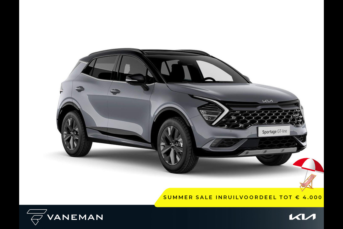 Kia Sportage 1.6 T-GDi Hybrid GT-PlusLine Binnenkort leverbaar l Achterbank verwarmd Kia Sportage 1.6 T-GDi Hybrid GT-PlusLine Binnenkort leverbaar l Achterbank verwarmd