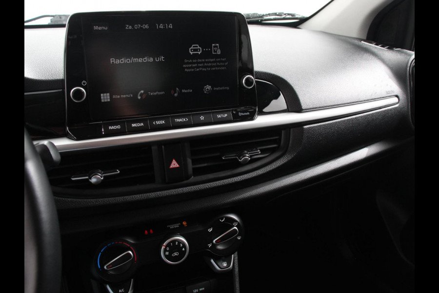 Kia Picanto 1.0 DPi DynamicLine Navigatie Apple Carplay/Android Auto Camera Cruise Control Lichtmetalen velgen Airco