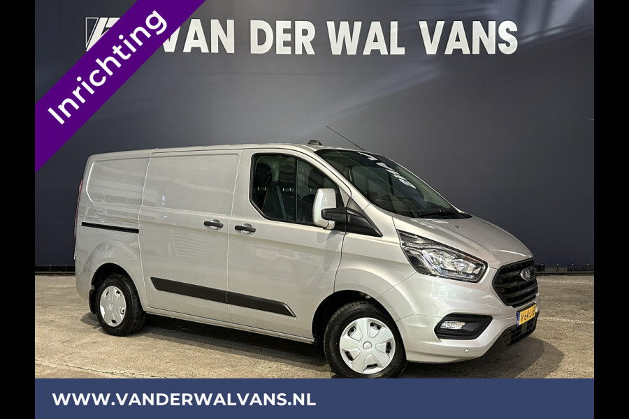 Ford Transit Custom 2.0 TDCI 131pk L1H1 Inrichting Euro6 Airco | Navigatie | Camera | LED | Cruisecontrol Stoelverwarming, Verwarmde voorruit, Parkeersensoren, Bijrijdersbank