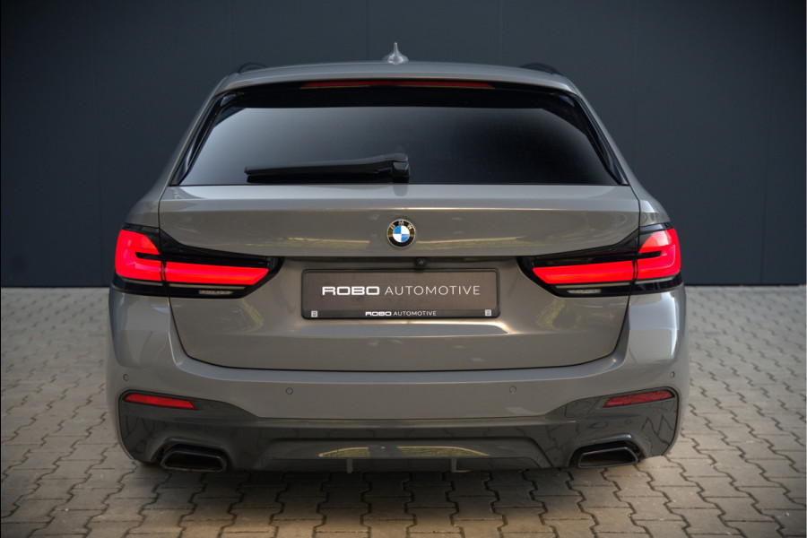 BMW 5 Serie Touring 530i High Executive M Sport | Panoramadak | Head-Up Display | Laser | Trekhaak | Stoelverwarming | Stuurverwarming | Memory Seats | Keyless | Adaptive Cruise Control | Comfort Seats | Shadowline | BTW | NAP | Dealer Ond