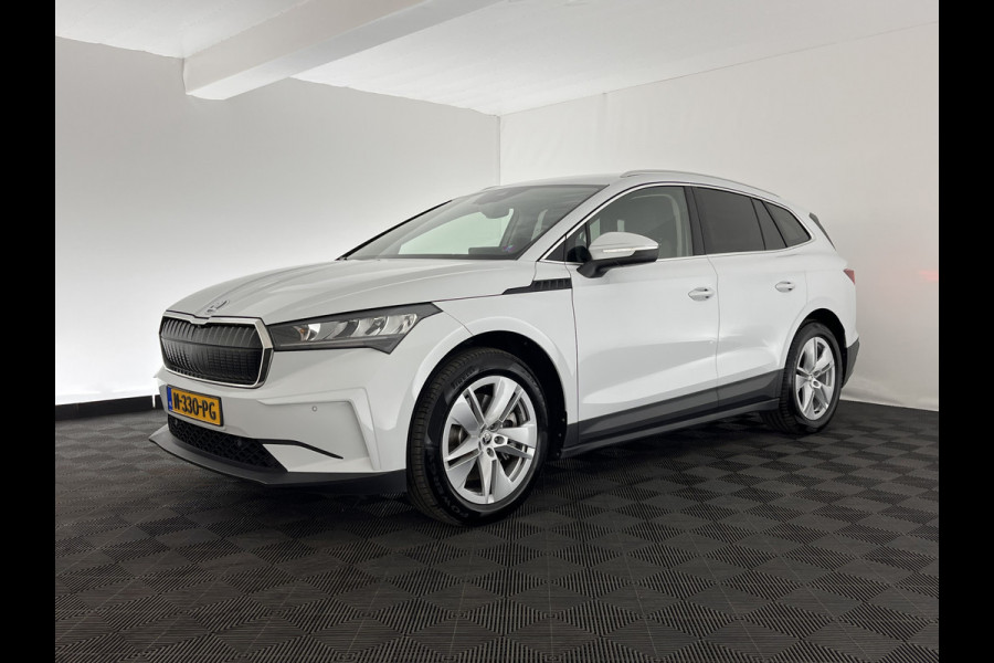 Škoda ENYAQ iV 80 Comfort [ 3-Fase ] (INCL-BTW) *DIGI-COCKPIT | FULL-LED | LEATHER-MICROFIBRE | BLINDSPOT | CAMERA | NAVI-FULLMAP | DAB+ | KEYLESS | HEATED-SPORTSEATS | CARPLAY | AMBIENT-LIGHT | CCS-FASTLOADER | SHIFT-PADDLES |