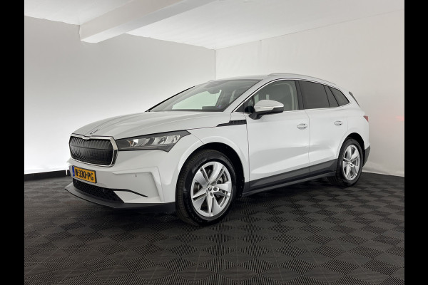Škoda ENYAQ iV 80 Comfort [ 3-Fase ] (INCL-BTW) *DIGI-COCKPIT | FULL-LED | LEATHER-MICROFIBRE | BLINDSPOT | CAMERA | NAVI-FULLMAP | DAB+ | KEYLESS | HEATED-SPORTSEATS | CARPLAY | AMBIENT-LIGHT | CCS-FASTLOADER | SHIFT-PADDLES |