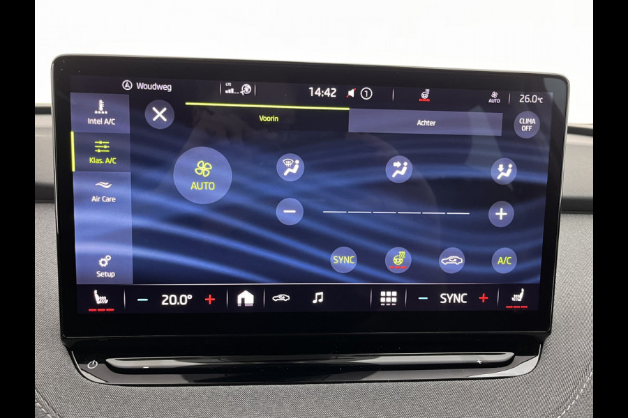 Škoda ENYAQ iV 80 Comfort [ 3-Fase ] (INCL-BTW) *DIGI-COCKPIT | FULL-LED | LEATHER-MICROFIBRE | BLINDSPOT | CAMERA | NAVI-FULLMAP | DAB+ | KEYLESS | HEATED-SPORTSEATS | CARPLAY | AMBIENT-LIGHT | CCS-FASTLOADER | SHIFT-PADDLES |