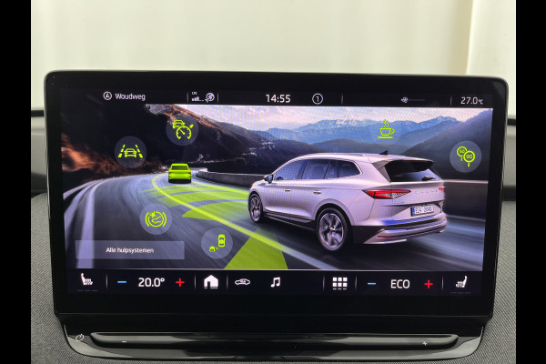 Škoda ENYAQ iV 80 Comfort [ 3-Fase ] (INCL-BTW) *DIGI-COCKPIT | FULL-LED | LEATHER-MICROFIBRE | BLINDSPOT | CAMERA | NAVI-FULLMAP | DAB+ | KEYLESS | HEATED-SPORTSEATS | CARPLAY | AMBIENT-LIGHT | CCS-FASTLOADER | SHIFT-PADDLES |