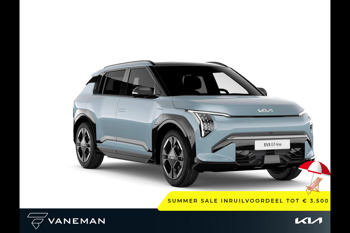 Kia EV3 GT-PlusLine 81.4 kWh | Achterbank verwarmd | Apple Carplay/Android Auto Kia EV3 GT-PlusLine 81.4 kWh | Achterbank verwarmd | Apple Carplay/Android Auto