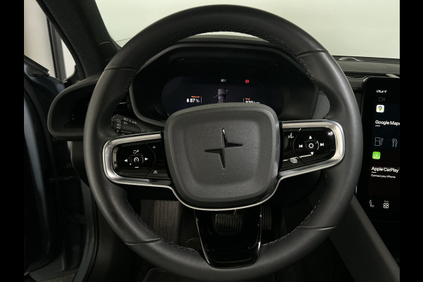 Polestar 2 Long Range Single Motor 78 kWh | Voorstoelen verwarmd | Uitwijk assistens | Rijstrooksensor met correctie | Soh (batterijcheck) 94,9 %