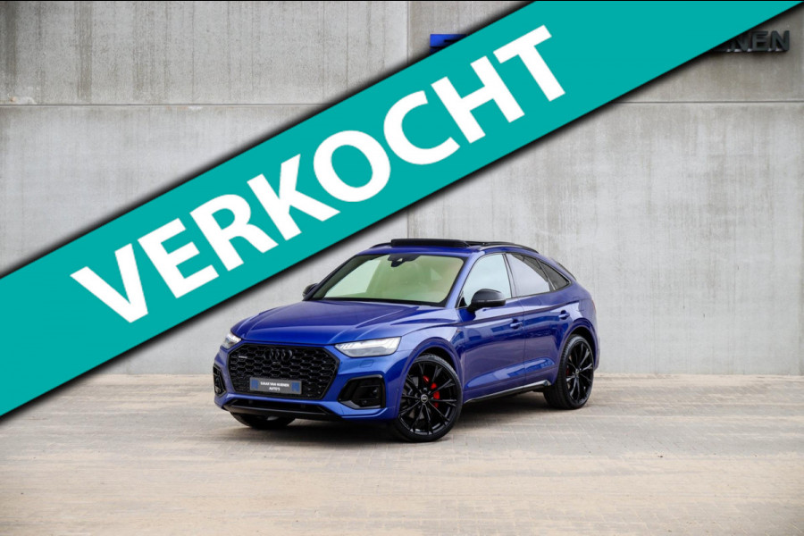 Audi Q5 Sportback 50TFSI e Quattro Competition S Edition S-Line 299pk Automaat|Panoramadak|Virtual Cockpit|Luchtvering|OLED Matrix