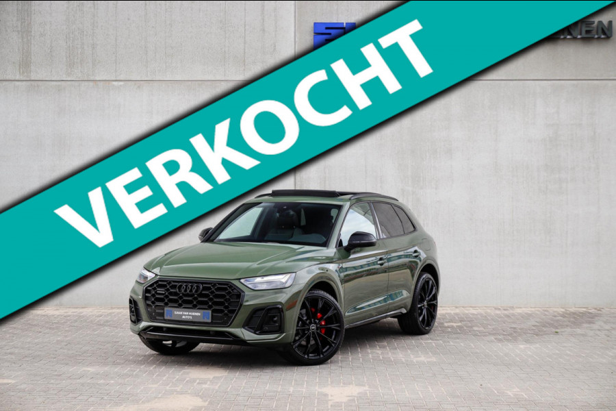 Audi Q5 50 TFSI e Quattro Competition S Edition S-Line 299pk Automaat|1e Eig|DLR|Panoramadak|Virtual Cockpit|Camera|Black|Trekhaak