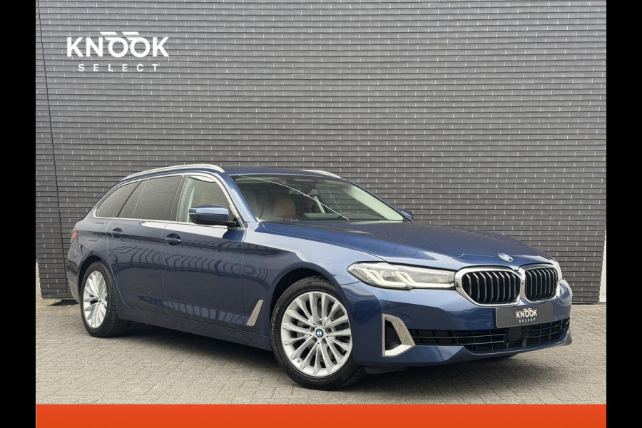 BMW 5 Serie Touring 520i High Executive Luxury Line | Leder| Memory stoelen | 360 Camera |