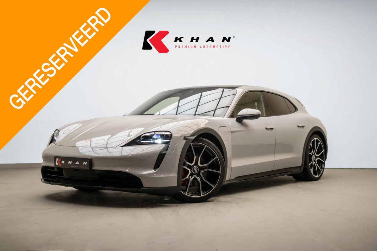 Porsche Taycan Cross Turismo 4 93 kWh |Krijt|SportChrono|Luchtver.|360Cam|Bose| Porsche Taycan Cross Turismo 4 93 kWh |Krijt|SportChrono|Luchtver.|360Cam|Bose|