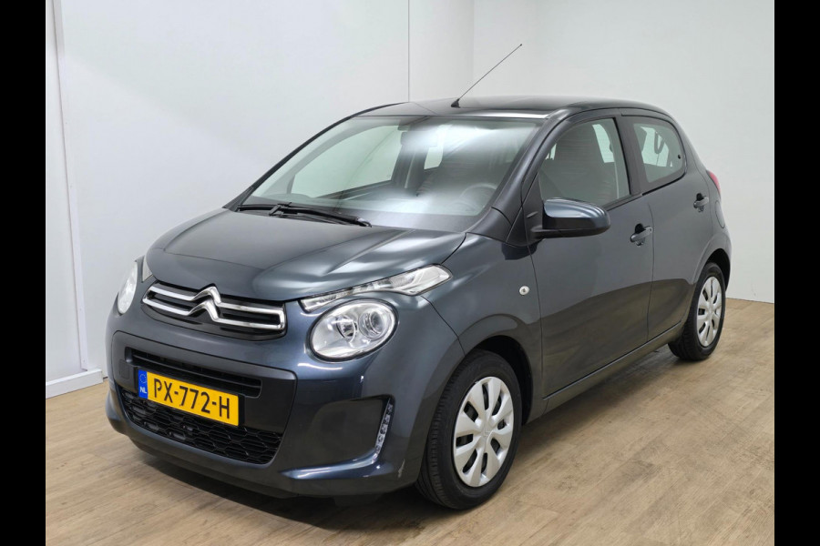 Citroën C1 Occasion 1.0 e-VTi Feel met airco en Led dagrij verlichting | 5 deurs | Unieke kleur | Tweedehands Citroen C1 antraciet