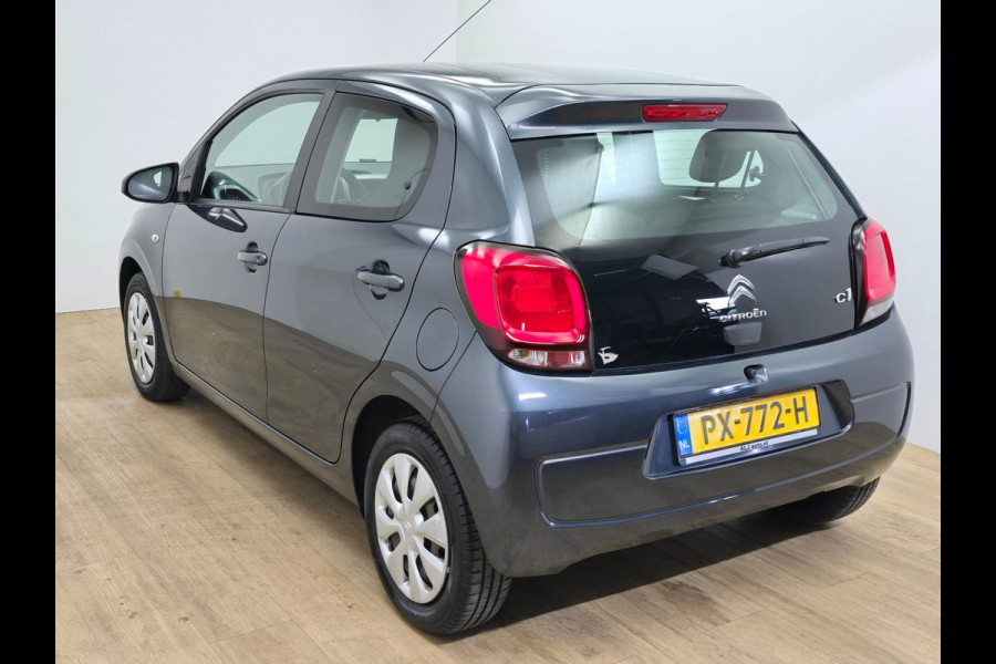 Citroën C1 Occasion 1.0 e-VTi Feel met airco en Led dagrij verlichting | 5 deurs | Unieke kleur | Tweedehands Citroen C1 antraciet