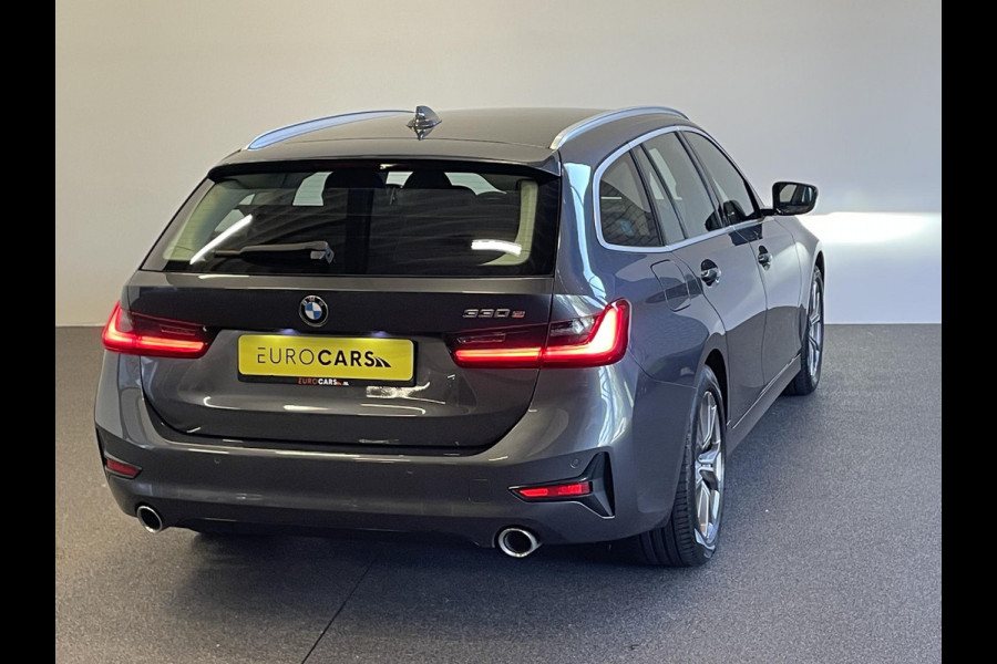 BMW 3 Serie Touring 330e 292PK Sportline Aut-8 Leder Vernasca Ambiente Verlichting Trekhaak PDC VA Navi Cruise Control Live cockpit Plus