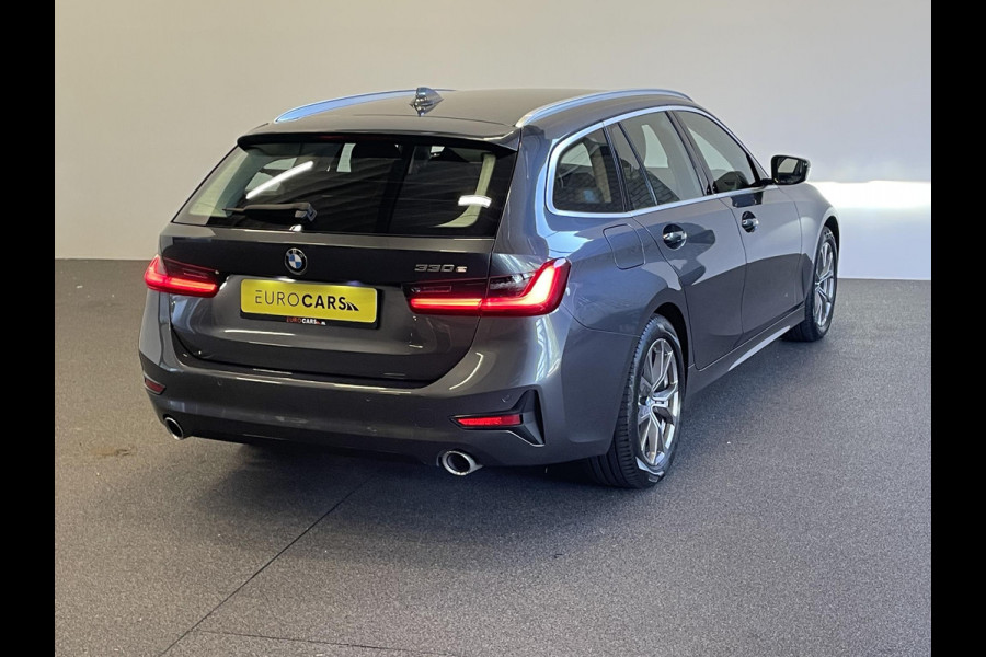 BMW 3 Serie Touring 330e 292PK Sportline Aut-8 Leder Vernasca Ambiente Verlichting Trekhaak PDC VA Navi Cruise Control Live cockpit Plus