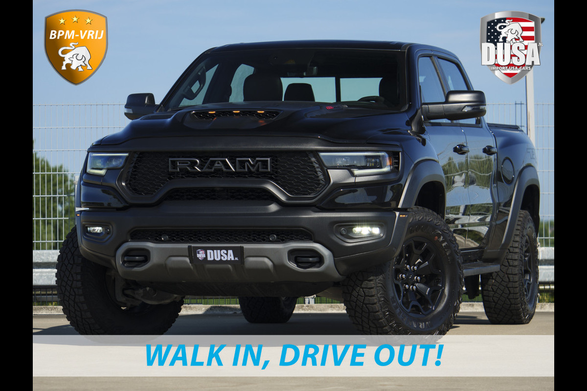 Dodge Ram 1500 TRX | 6.2 Supercharged V8 | 4x4 | Crew Cab RED ACCENT INTERIOR | 702pk | BPM-VRIJ Dodge Ram 1500 TRX | 6.2 Supercharged V8 | 4x4 | Crew Cab RED ACCENT INTERIOR | 702pk | BPM-VRIJ