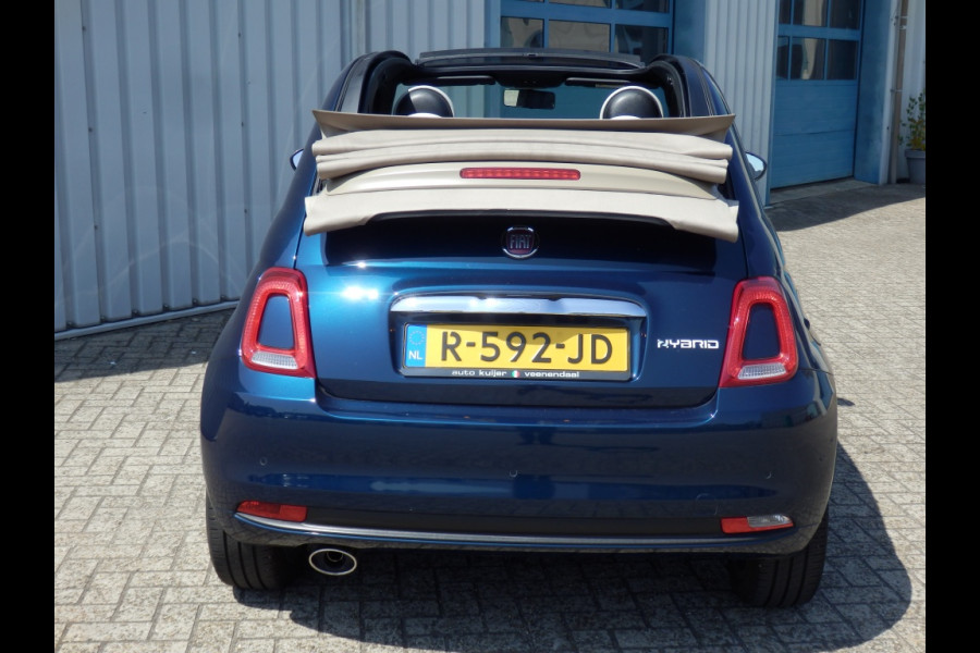 Fiat 500C 70pk Hybride | Dolcevita | Clima | Andr. Auto / Apple Carpl.