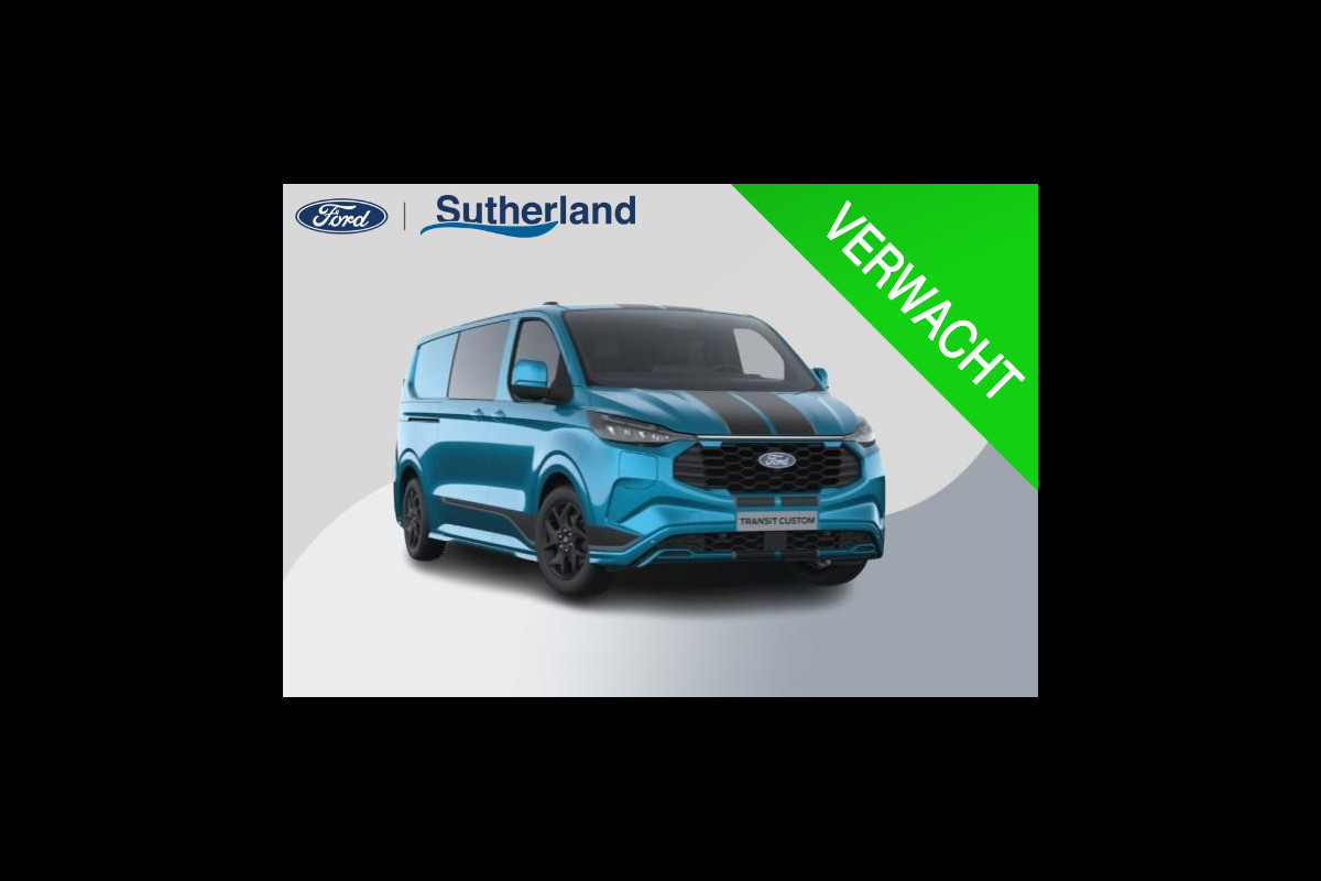 Ford Transit Custom 320 2.5 PHEV L2H1 Sport DC 233pk | | Dubbele Cabine | Dubbele zijschuifdeur | Inklapbare trekhaak | 19 inch lichtmetalen Sport velgen (mat zwart) | Verwarmbaar stuurwiel | Navigatie systeem Ford Transit Custom 320 2.5 PHEV L2H1 Sport DC 233pk | | Dubbele Cabine | Dubbele zijschuifdeur | Inklapbare trekhaak | 19 inch lichtmetalen Sport velgen (mat zwart) | Verwarmbaar stuurwiel | Navigatie systeem