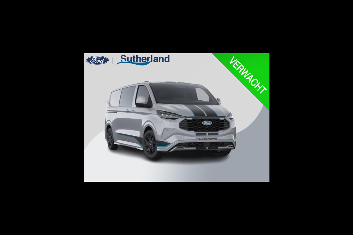 Ford Transit Custom 320 2.5 PHEV L2H1 Sport DC 233pk | | Dubbele Cabine | Dubbele zijschuifdeur | Inklapbare trekhaak | 19 inch lichtmetalen Sport velgen (mat zwart) | Verwarmbaar stuurwiel | Navigatie systeem Ford Transit Custom 320 2.5 PHEV L2H1 Sport DC 233pk | | Dubbele Cabine | Dubbele zijschuifdeur | Inklapbare trekhaak | 19 inch lichtmetalen Sport velgen (mat zwart) | Verwarmbaar stuurwiel | Navigatie systeem