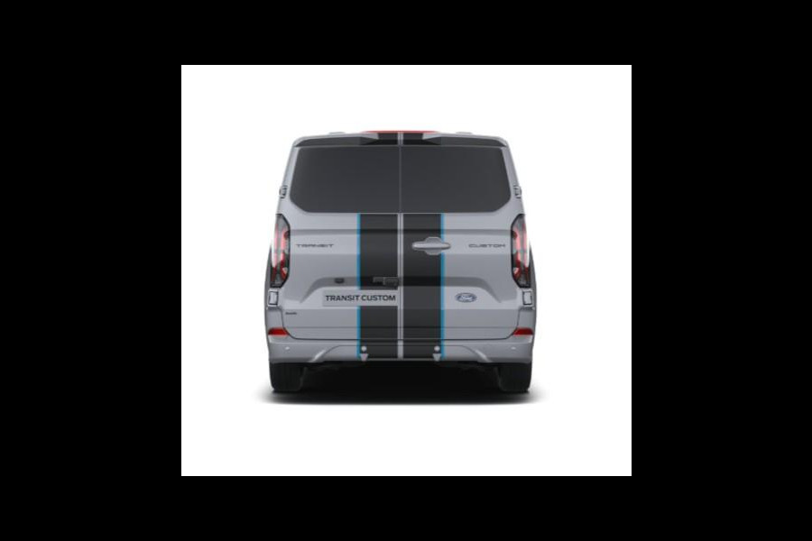 Ford Transit Custom 320 2.5 PHEV L2H1 Sport DC 233pk | | Dubbele Cabine | Dubbele zijschuifdeur | Inklapbare trekhaak | 19 inch lichtmetalen Sport velgen (mat zwart) | Verwarmbaar stuurwiel | Navigatie systeem
