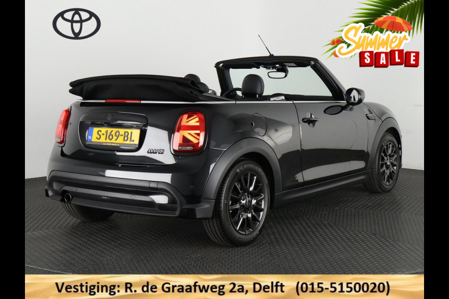 MINI Cabrio 1.5 Cooper Black-Sport Automaat 140 PK | Navigatie | Camera | Climate Control |