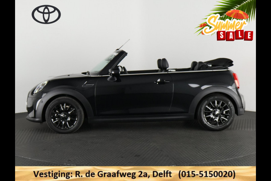 MINI Cabrio 1.5 Cooper Black-Sport Automaat 140 PK | Navigatie | Camera | Climate Control |