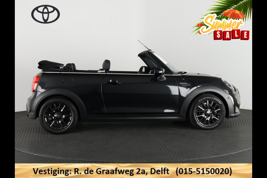 MINI Cabrio 1.5 Cooper Black-Sport Automaat 140 PK | Navigatie | Camera | Climate Control |