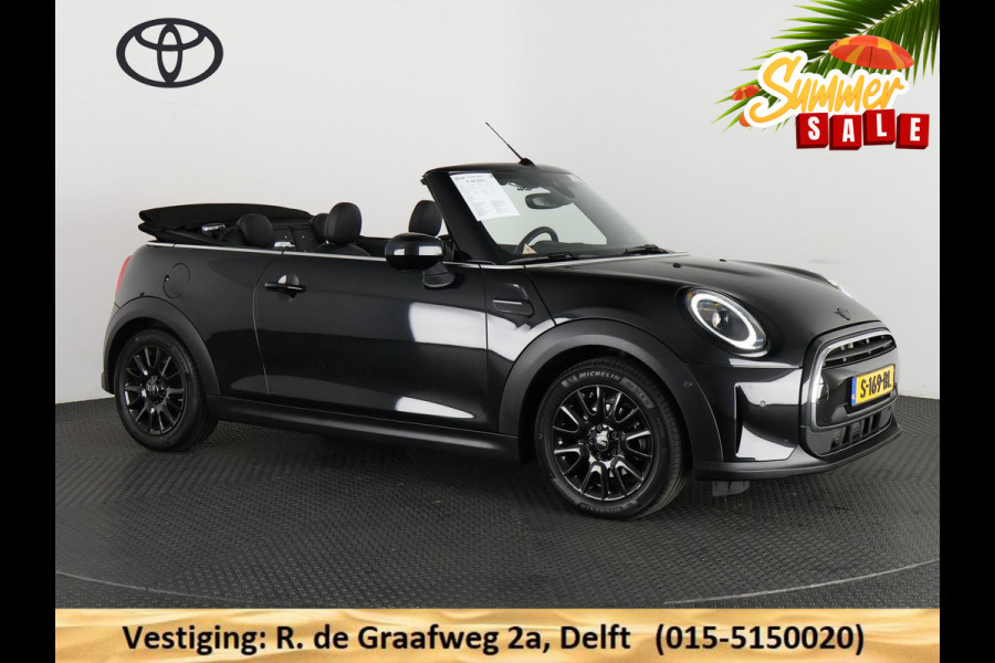 MINI Cabrio 1.5 Cooper Black-Sport Automaat 140 PK | Navigatie | Camera | Climate Control |