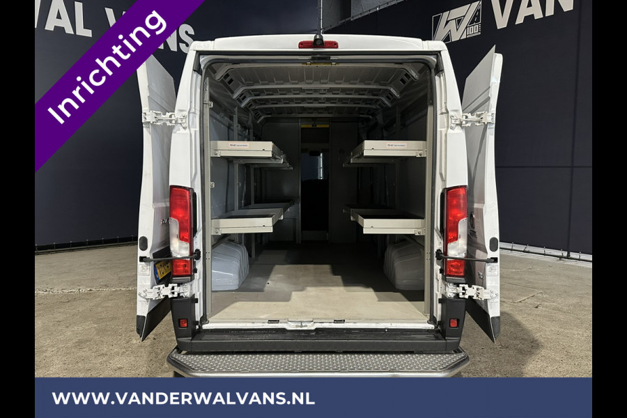 Fiat Ducato 3.0 NP CNG 136pk L4H2 Post NL inrichting Euro6 Airco | Camera | Navigatie sidebars, 270 graden achterdeuren, schappen, doorloopdeur