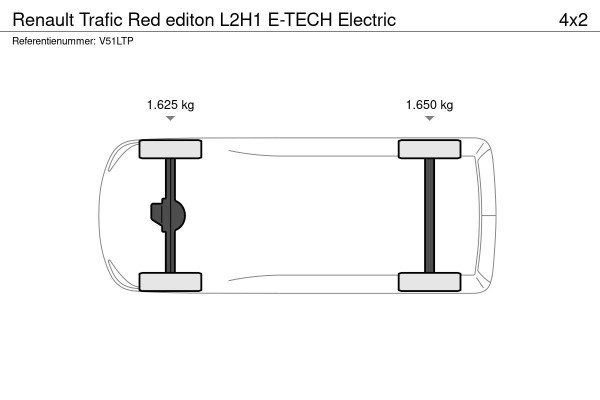 Renault Trafic Red editon L2H1 E-TECH Electric