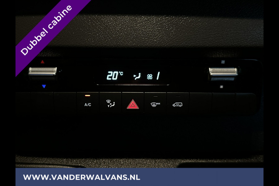 Mercedes-Benz Sprinter 314 CDI 143pk Pick-Up Open Laadbak 1000kg Kraan Dubbele Cabine Euro6 Airco | 3500kg Trekhaak | 6-Zits Apple Carplay, Android Auto, Cruisecontrol