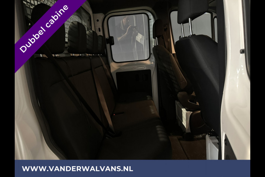 Mercedes-Benz Sprinter 314 CDI 143pk Pick-Up Open Laadbak 1000kg Kraan Dubbele Cabine Euro6 Airco | 3500kg Trekhaak | 6-Zits Apple Carplay, Android Auto, Cruisecontrol