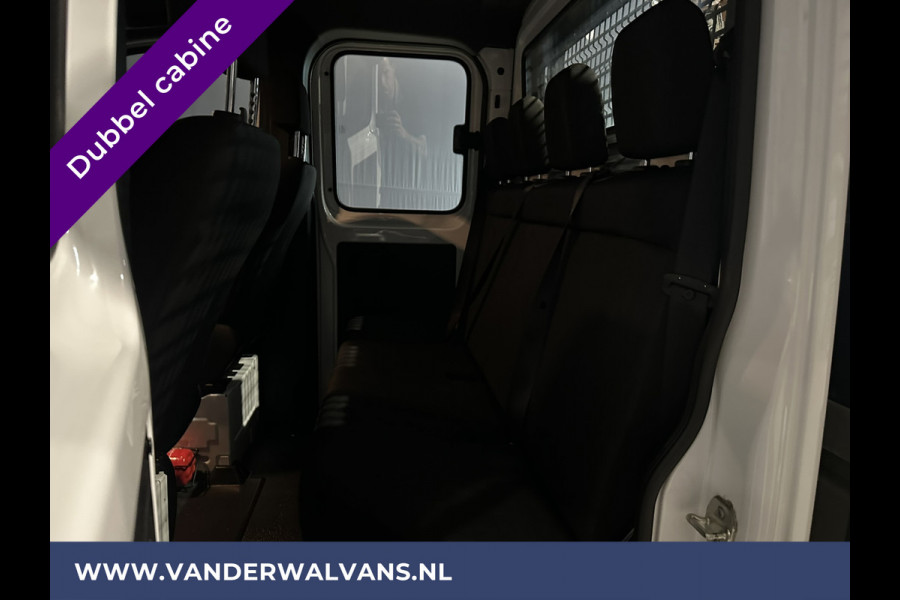 Mercedes-Benz Sprinter 314 CDI 143pk Pick-Up Open Laadbak 1000kg Kraan Dubbele Cabine Euro6 Airco | 3500kg Trekhaak | 6-Zits Apple Carplay, Android Auto, Cruisecontrol