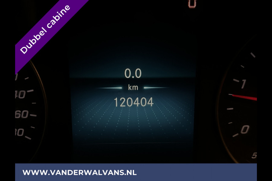 Mercedes-Benz Sprinter 314 CDI 143pk Pick-Up Open Laadbak 1000kg Kraan Dubbele Cabine Euro6 Airco | 3500kg Trekhaak | 6-Zits Apple Carplay, Android Auto, Cruisecontrol