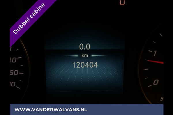 Mercedes-Benz Sprinter 314 CDI 143pk Pick-Up Open Laadbak 1000kg Kraan Dubbele Cabine Euro6 Airco | 3500kg Trekhaak | 6-Zits Apple Carplay, Android Auto, Cruisecontrol