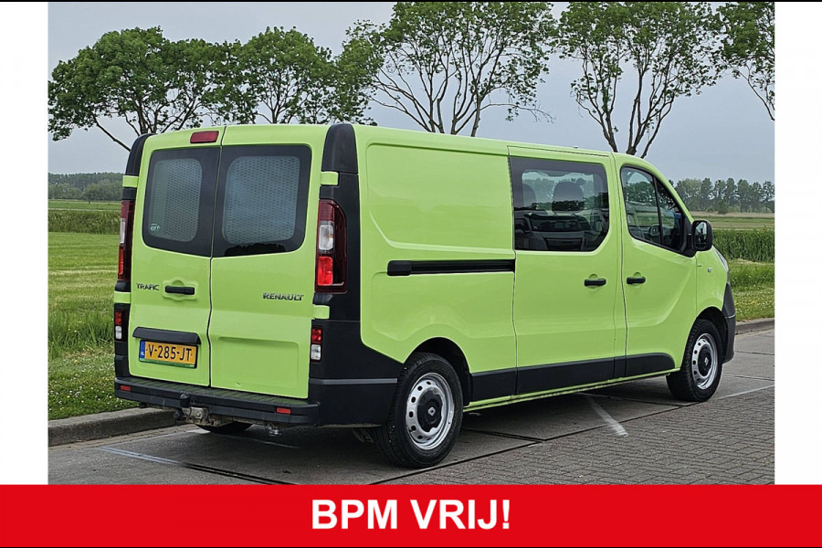 Renault Trafic 1.6 dCi T29 L2H1 DC Airco 120Pk Euro6 Navi Oh-Historie 1e Eigenaar!