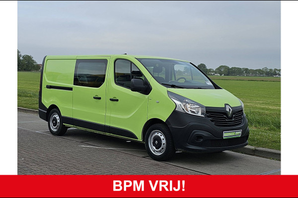 Renault Trafic 1.6 dCi T29 L2H1 DC Airco 120Pk Euro6 Navi Oh-Historie 1e Eigenaar!